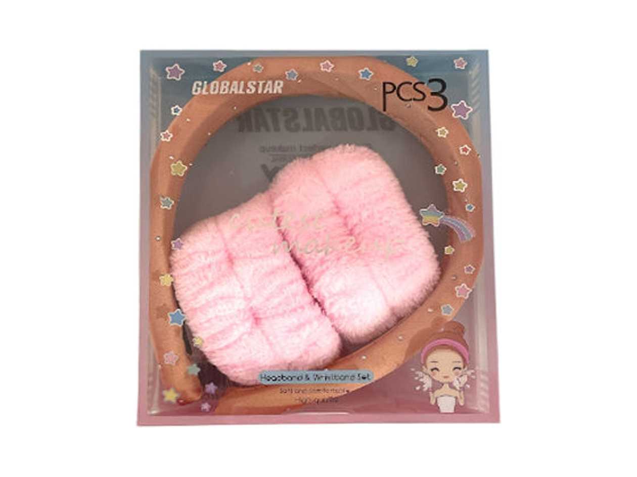 Globalstar Headband and Wristbands Set – Pink