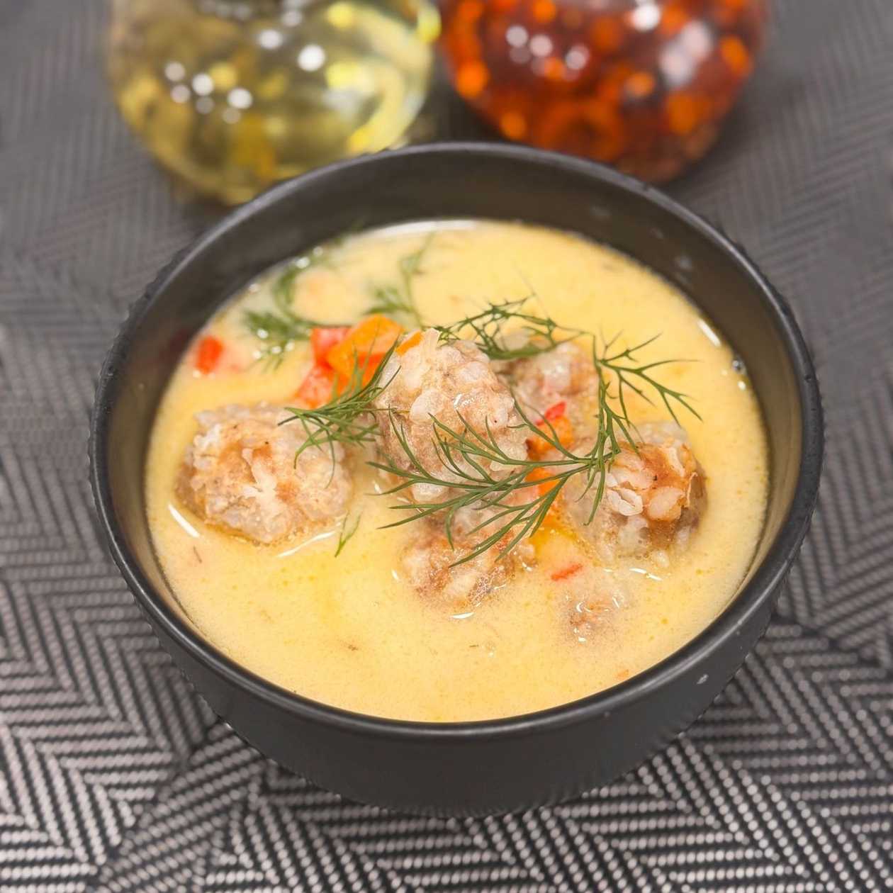 Meatball Sour Soup a la Grec