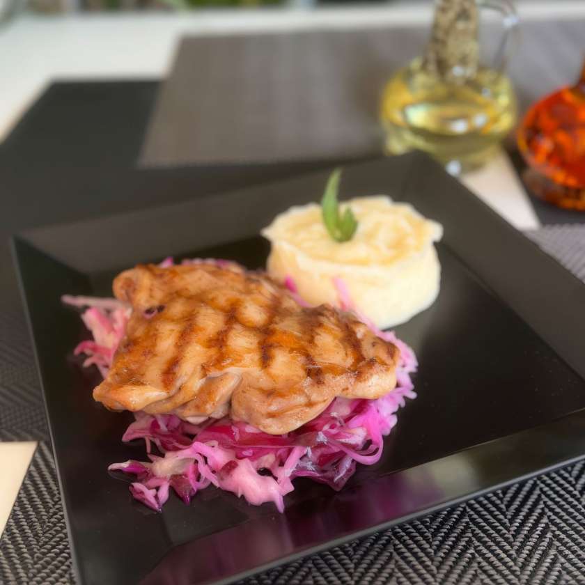 Boneless Chicken Thigh Menu + Baguette