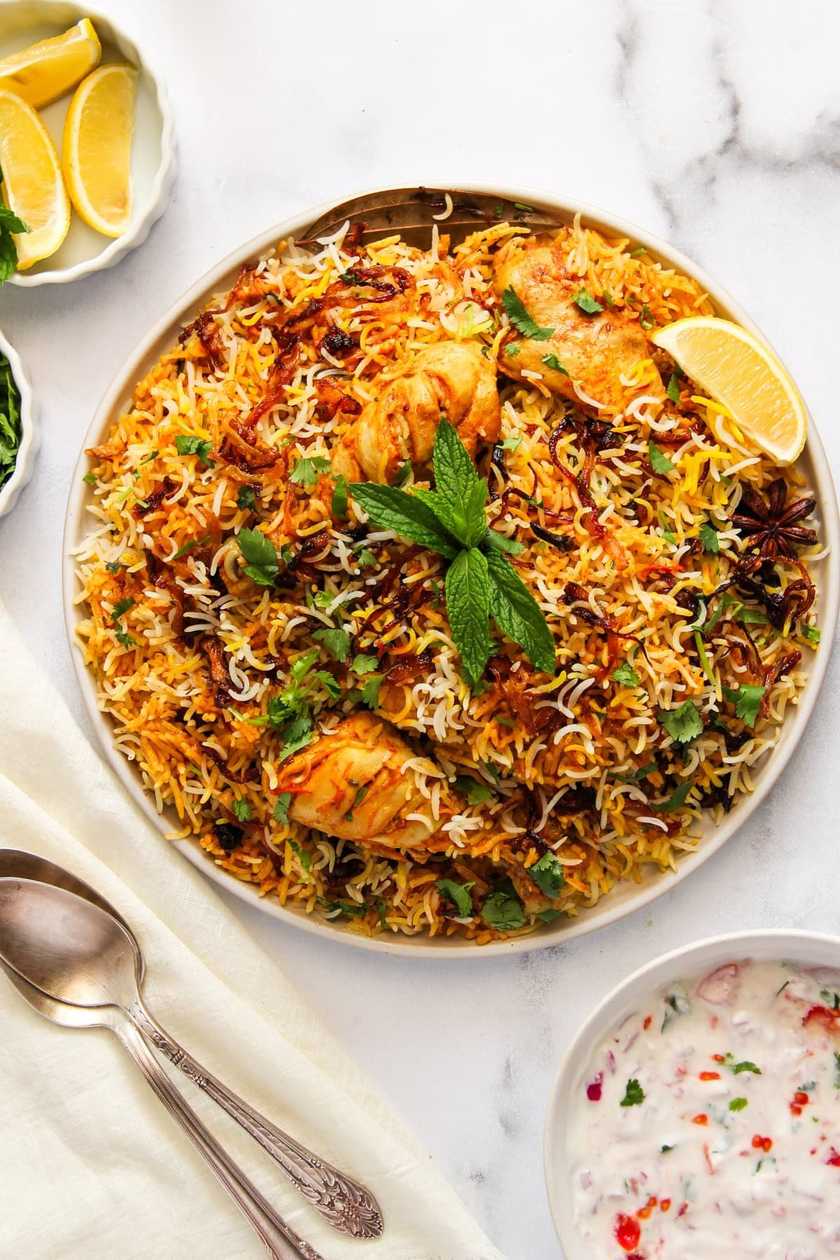 Chicken-On-Bone Dum Biryani