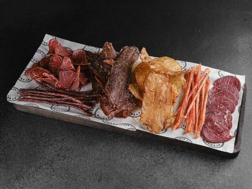 Large Dried Meat Platter for a Gathering