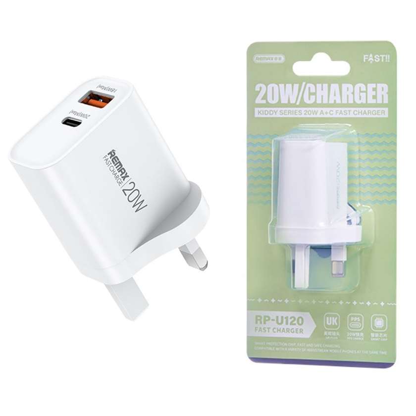 Remax RP-U120 UK Fast Charger 20W