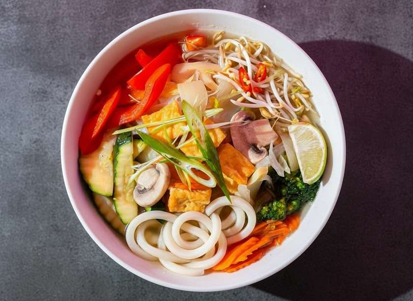 Udon Noodles with Vegetables