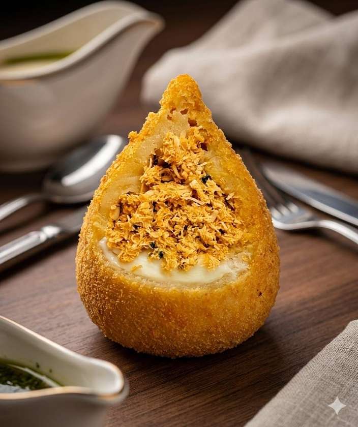 Chicken and Catupiry Coxinha