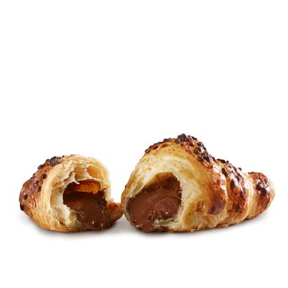 Croissant with cocoa filling