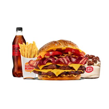 Menu Completo Double Duo Bacon Cheddar