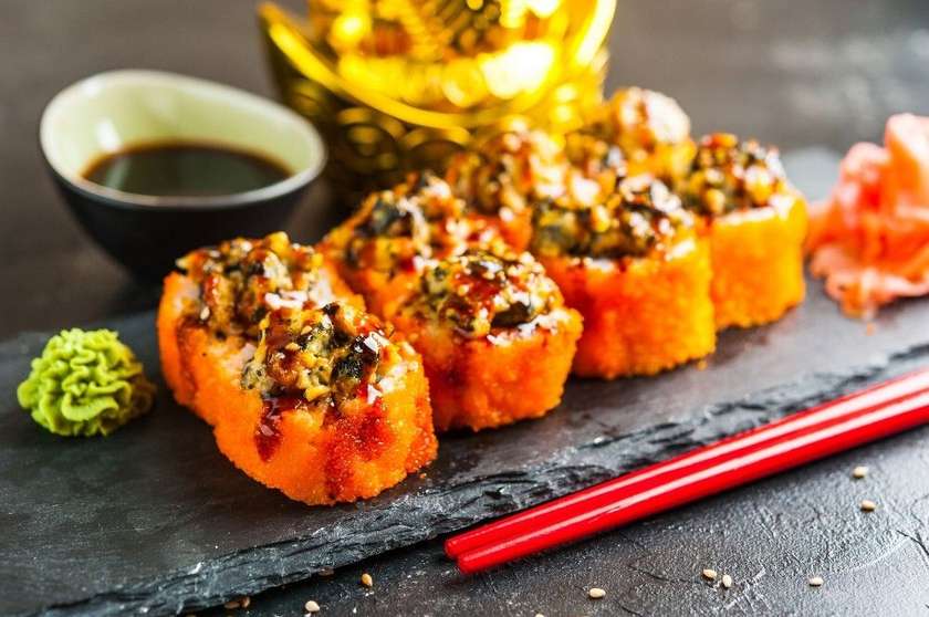 #15 Baked Mussel Maki 8pcs