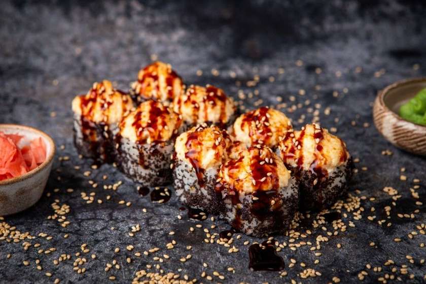 #10 Baked Shrimp Maki 8pcs