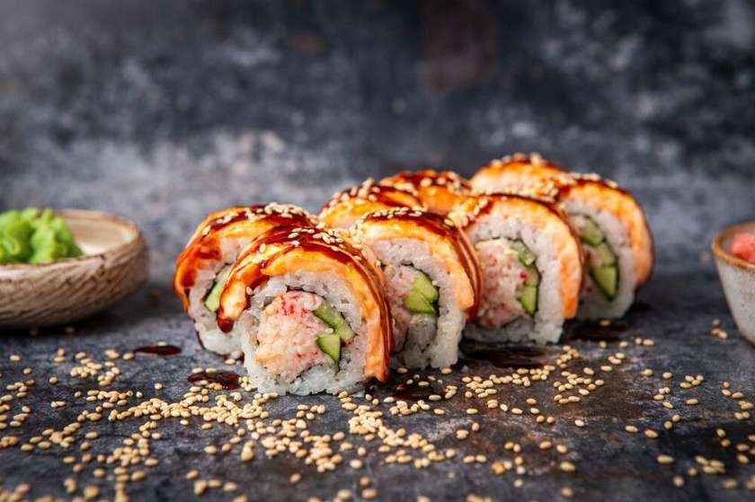 #12 Baked Fudji Maki 8pcs