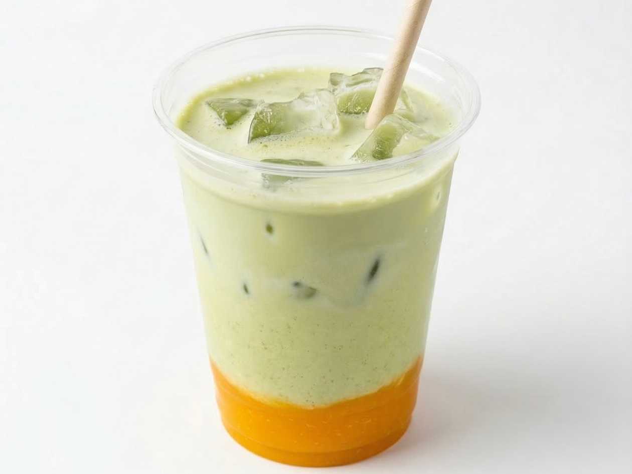Iced Matcha Latte Mango