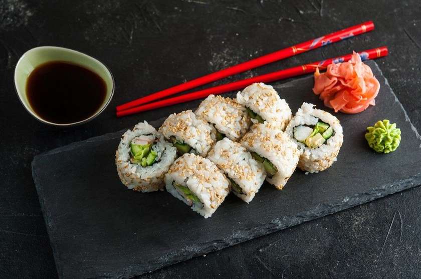 #40 Spicy Shrimp Maki 8pcs