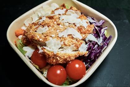 Chicken Schnitzel Salad