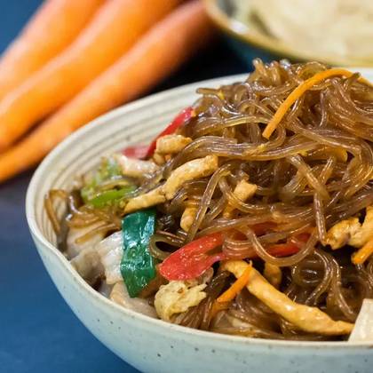 Glass noodles with duck meat