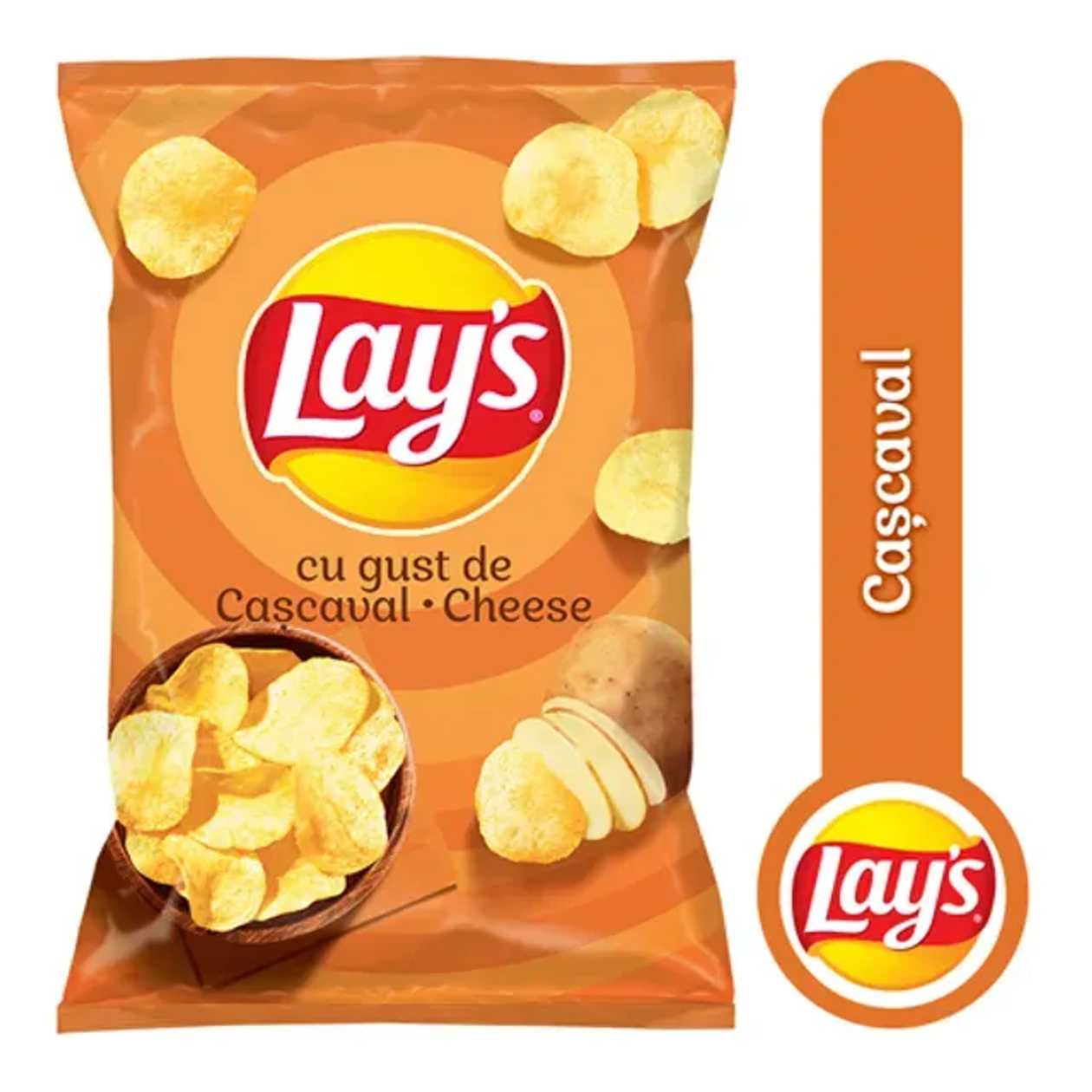 Lay's chipsuri din cartofi cu cascaval, 125 g
