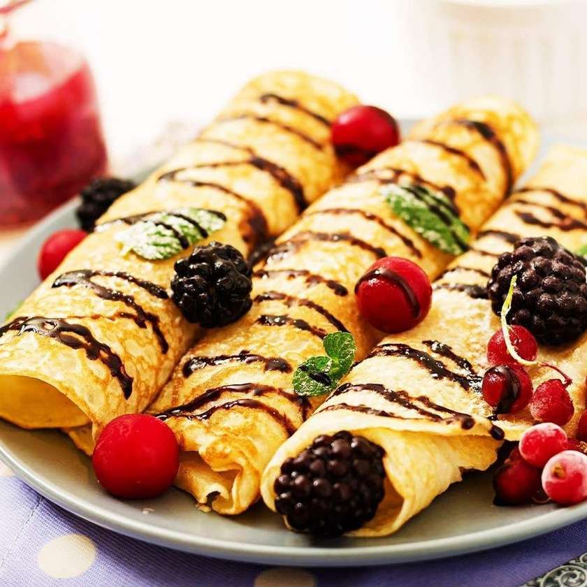 Clătite cu Nutella/Dulceață