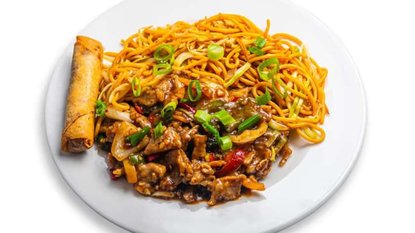 716. Chinese lunch with pork