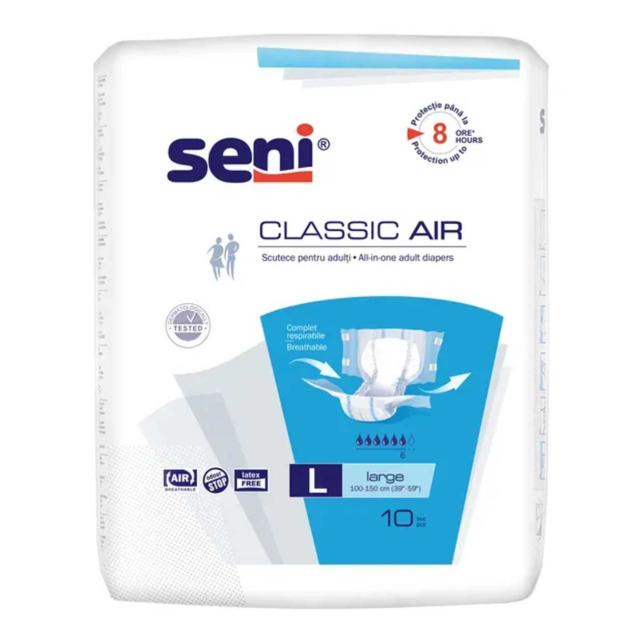 Seni Absorbante classic air large 10 buc