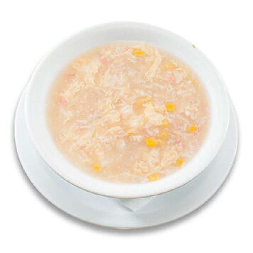 27. Sweet corn soup with chicken