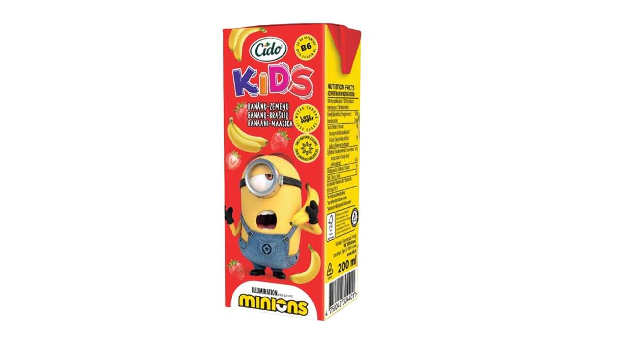 Cido Zoo Minion Banana strawberry drink 0.2l