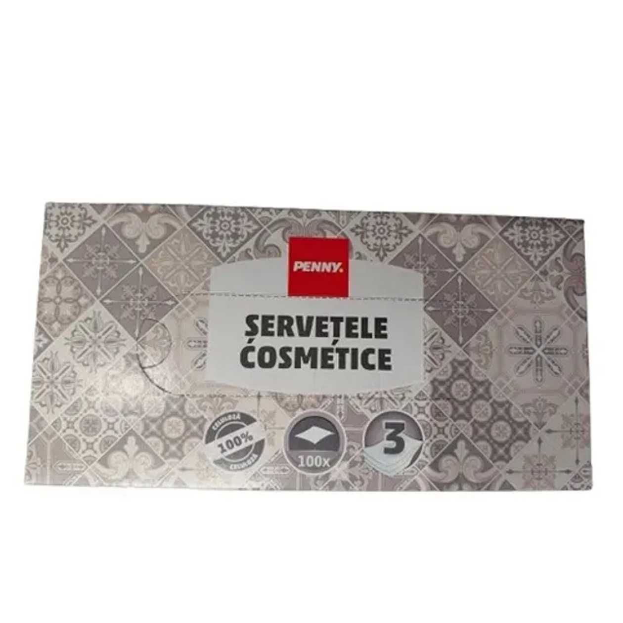 PENNY Servetele cosmetice 3 straturi 100 buc diverse sortimente