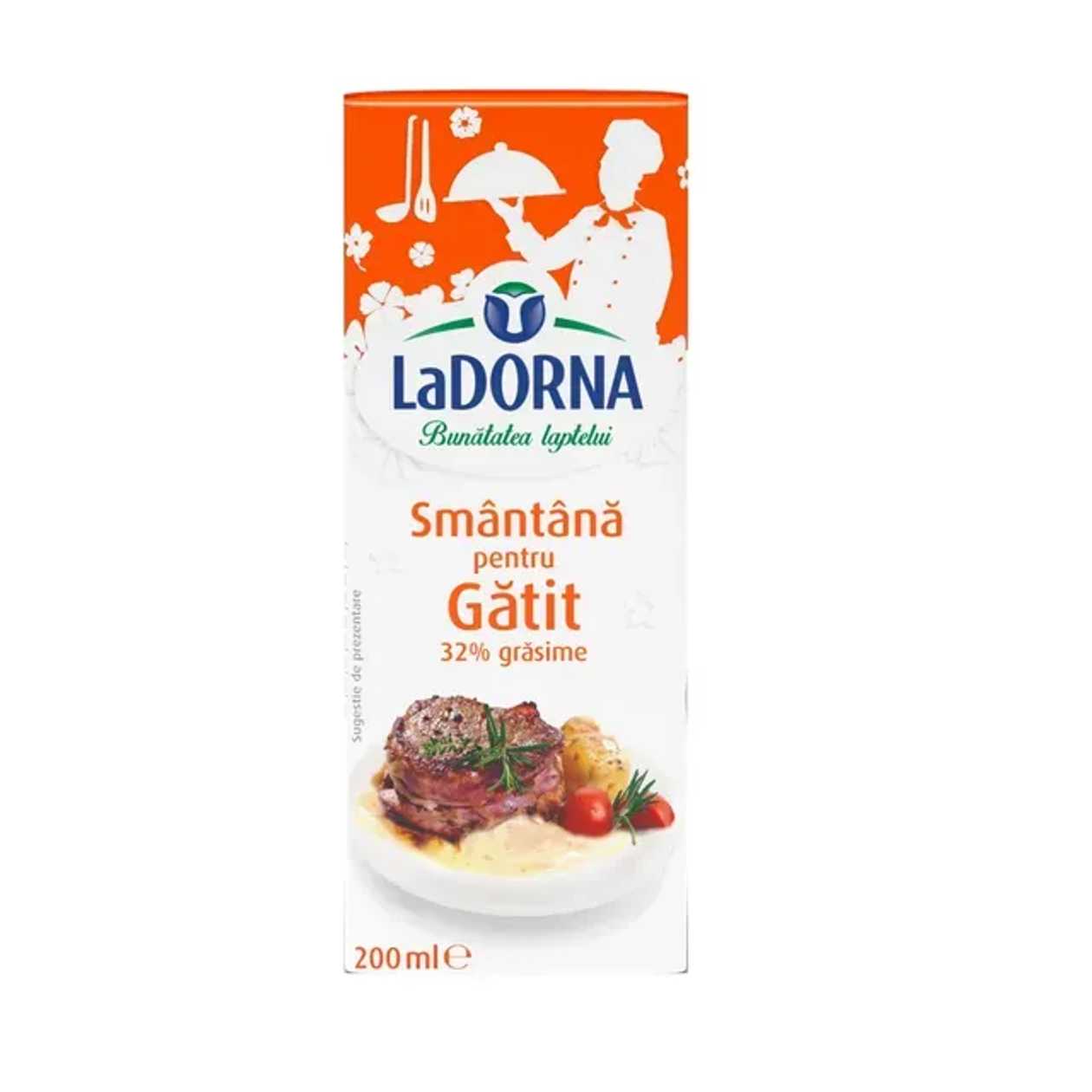 LaDorna Smantana de gatit 32%, 200 ml