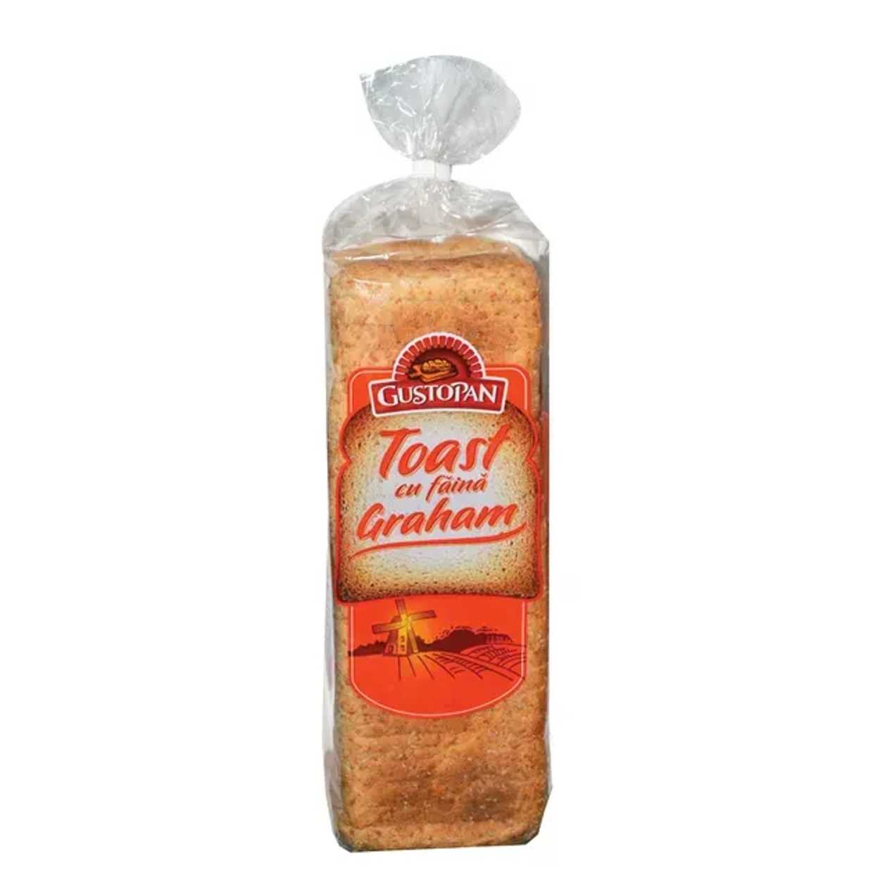 Gustopan Toast cu faina graham 600 g