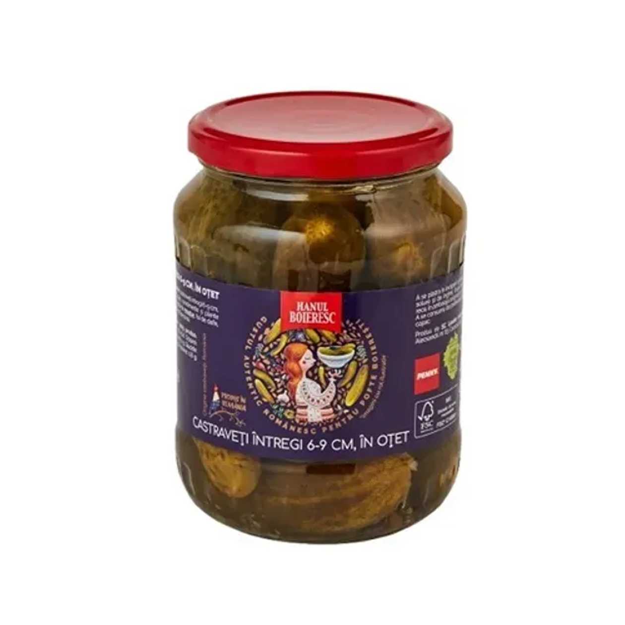 Hanul Boieresc Castraveti 6-9 cm 670 g