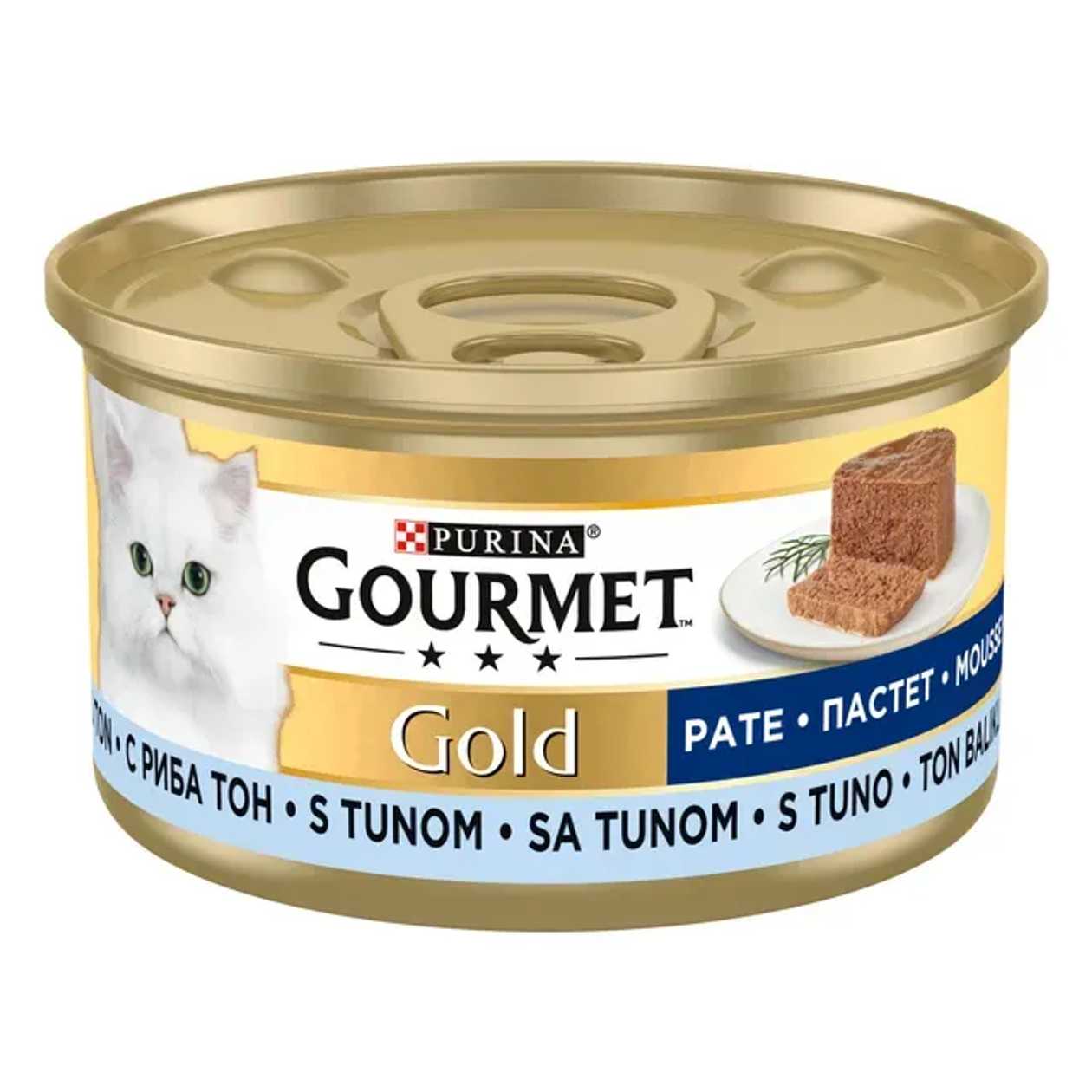 Gourmet gold Hrana umeda cu ton pentru pisici 85 g