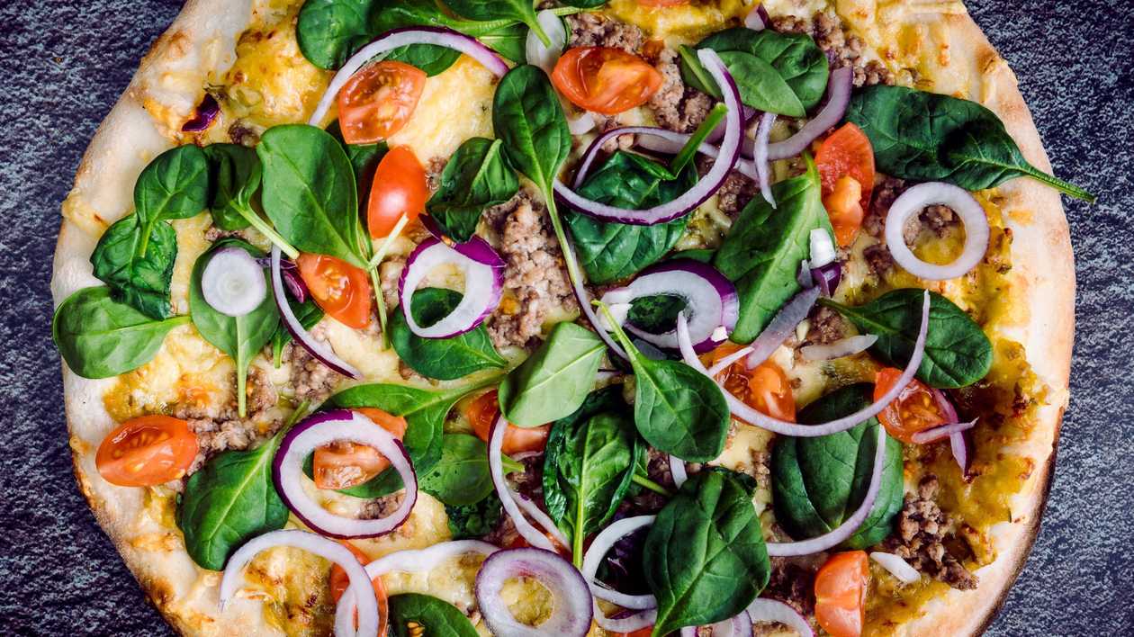 Veg-Burger pizza 23cm