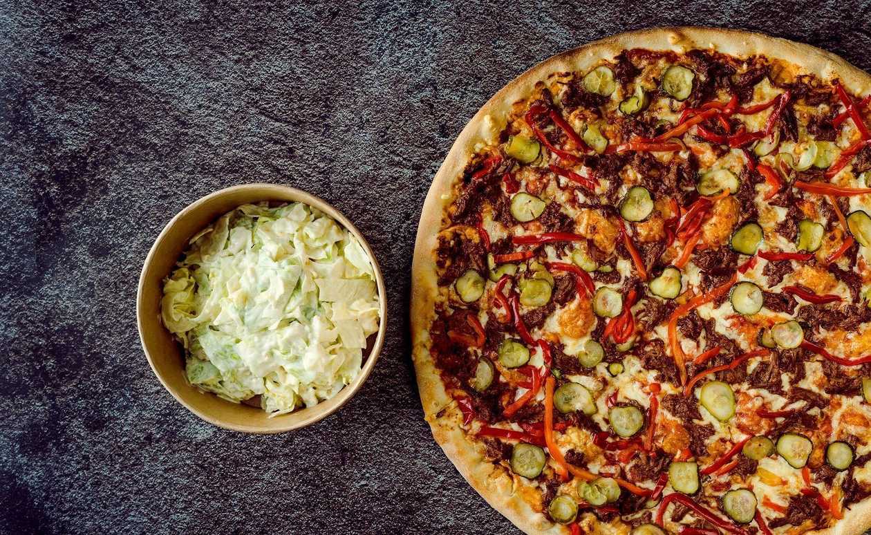 Pulled Beef BBQ pizza 30cm