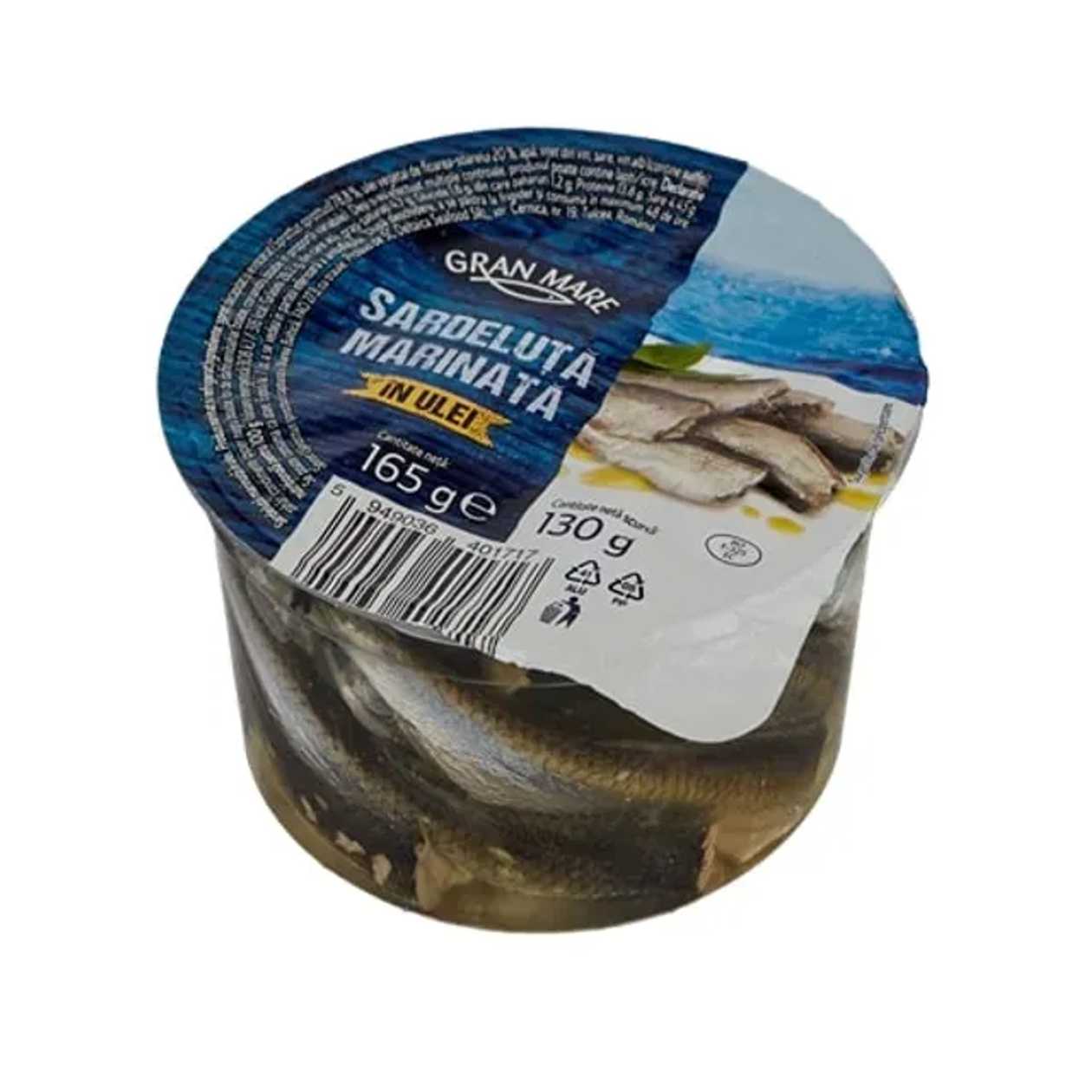 Gran Mare sardeluta marinata 165 g