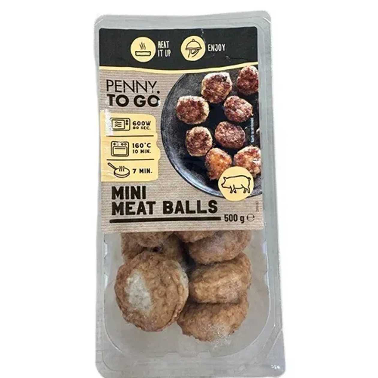 PENNY To go mini Chiftele de porc 500 g