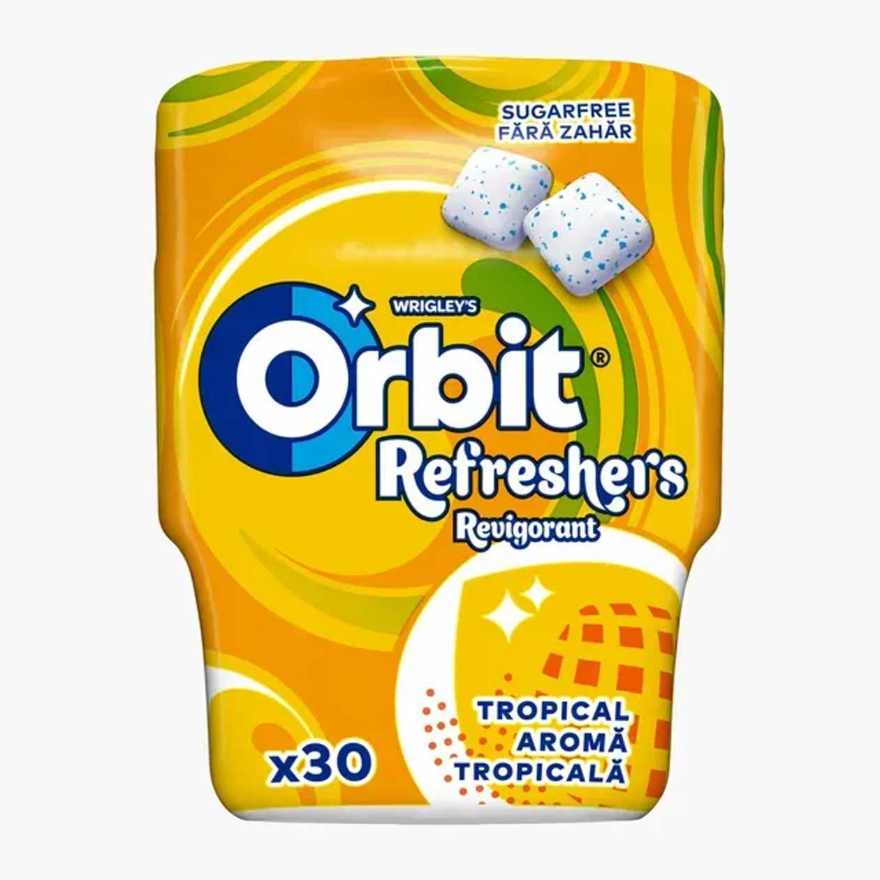 Orbit refreshers tropical guma 67 g