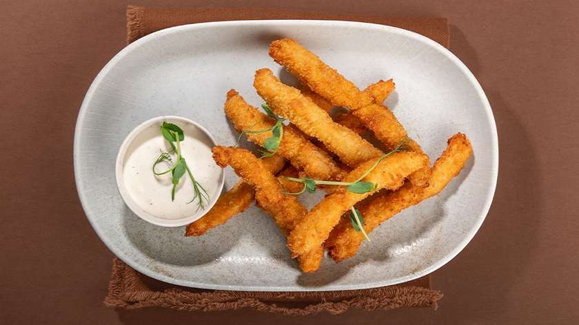 Deep-fried chicken pieces