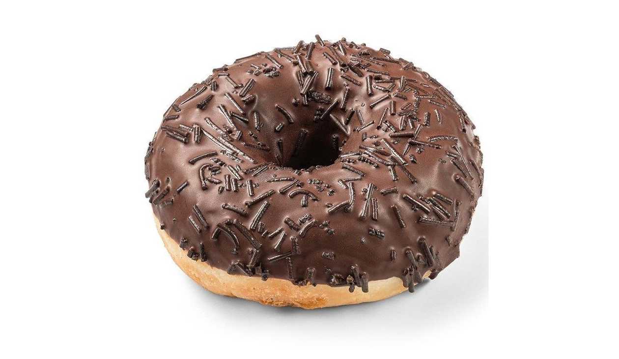Donut with cocoa filling