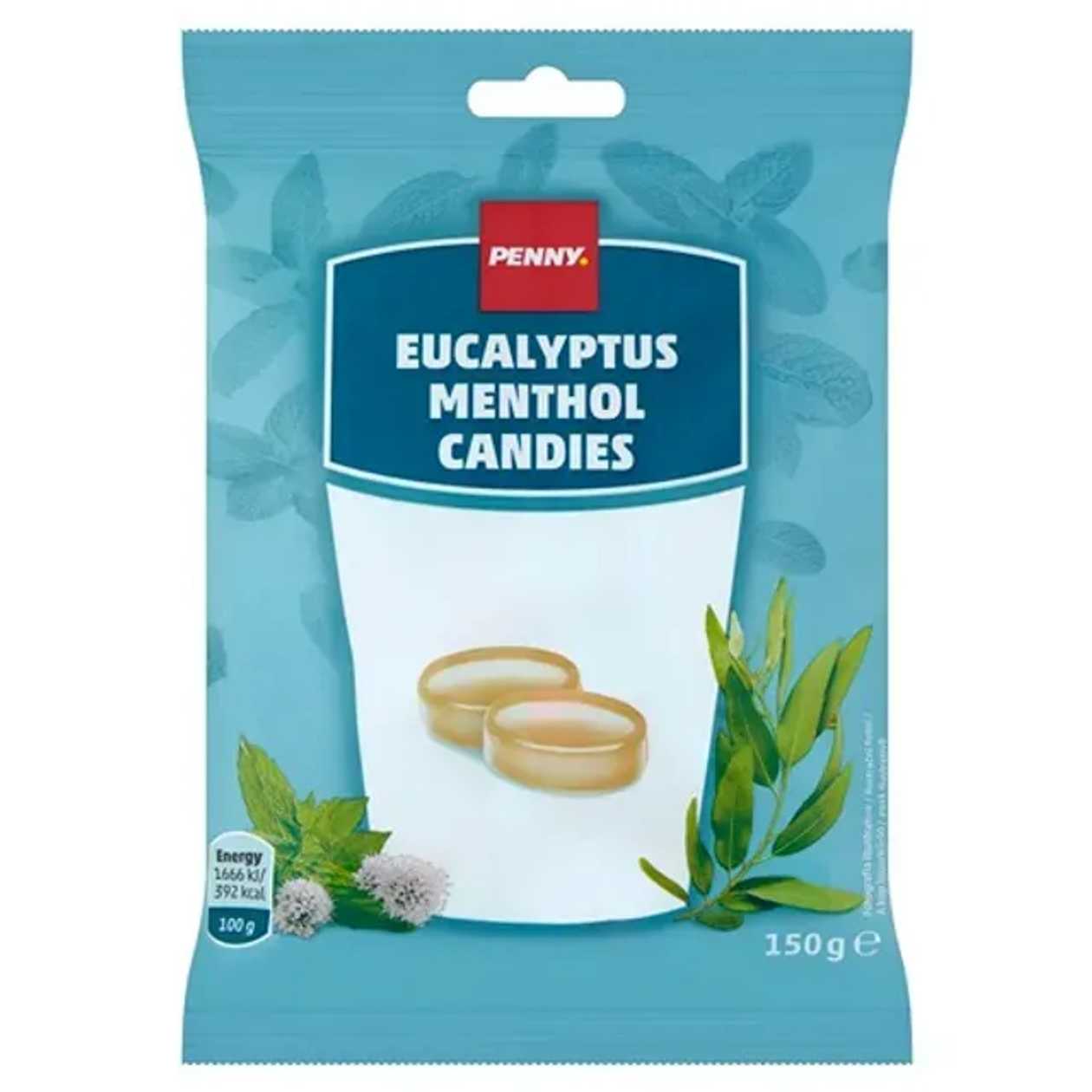 PENNY Bomboane eucalipt mentol 150 g