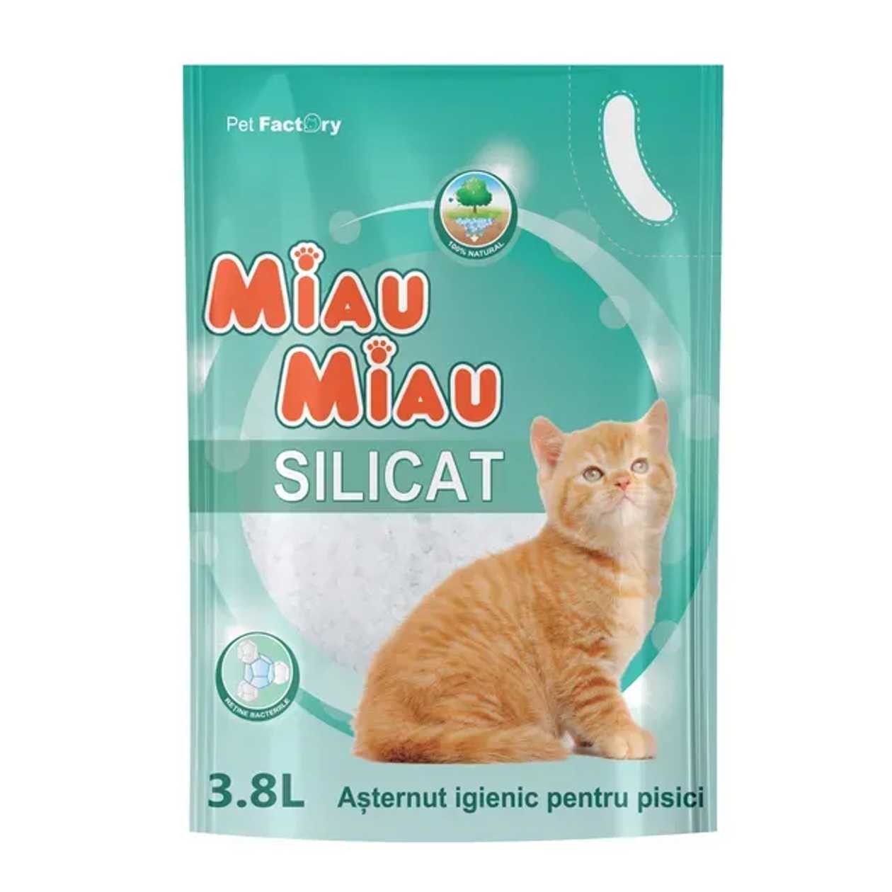 Miau Miau asternut igienic pentru pisici 3,8 l