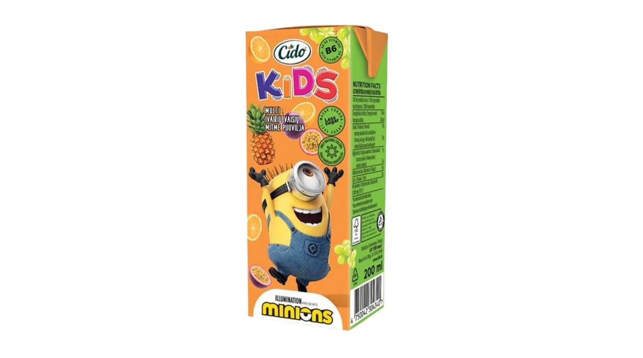 Cido Zoo Minion Multifruit drink 0.2l