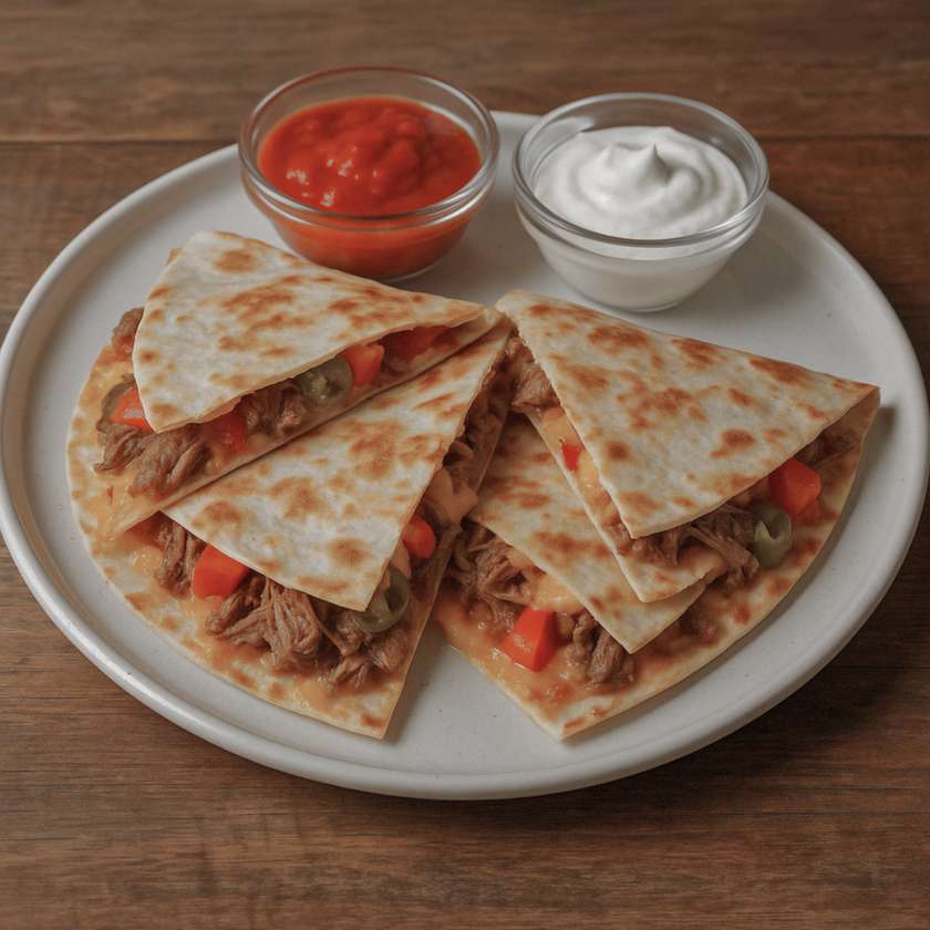 162. Pulled Beef Quesadilla (150 g)