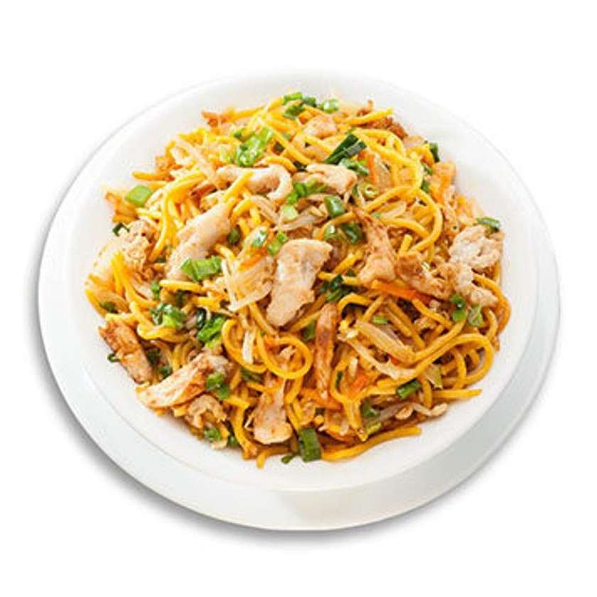 133. Noodles with chicken and garlic
