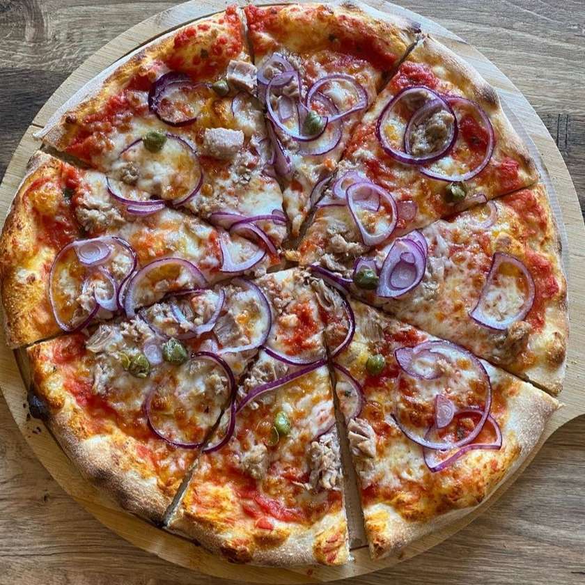 Pizza with Tuna