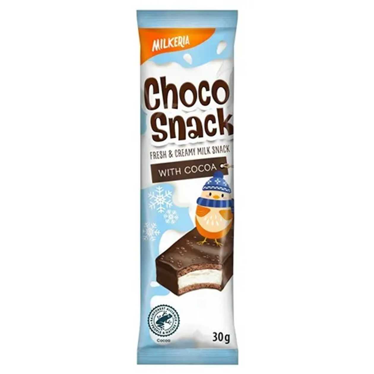 Milkeria Baton pufos lapte si cacao 30 g