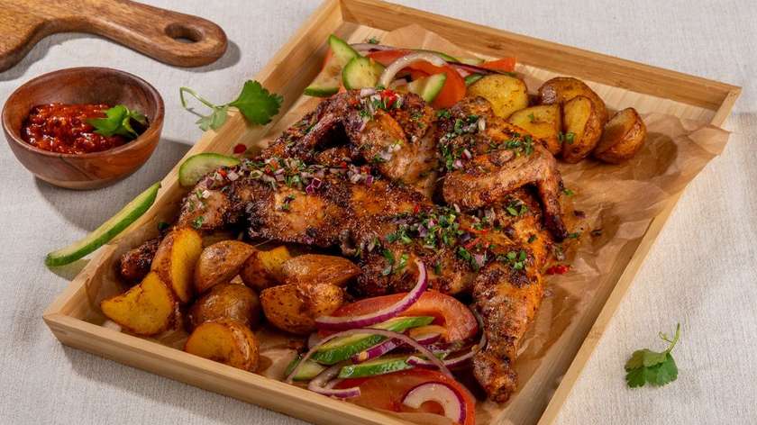 Roasted chicken