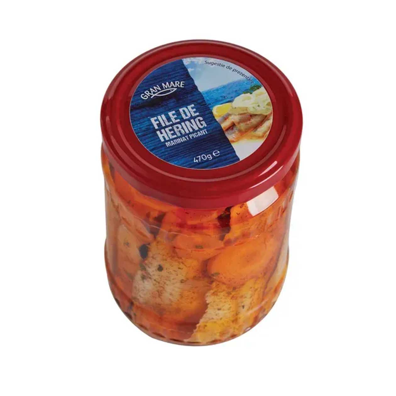 Gran Mare File de hering marinat picant 470 g