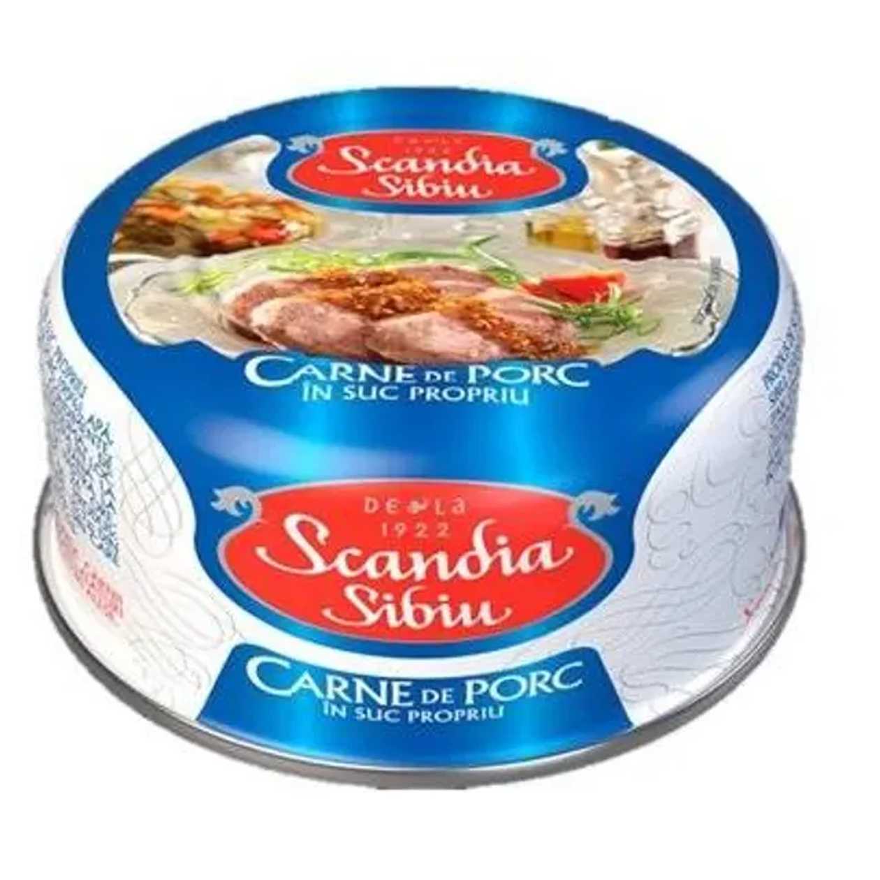 Scandia Sibiu Carne porc suc propriu 300 g