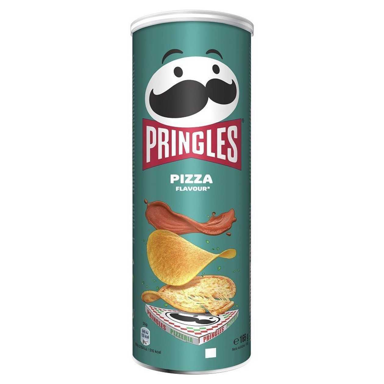 Pringles chips with pizza flavor 165 g