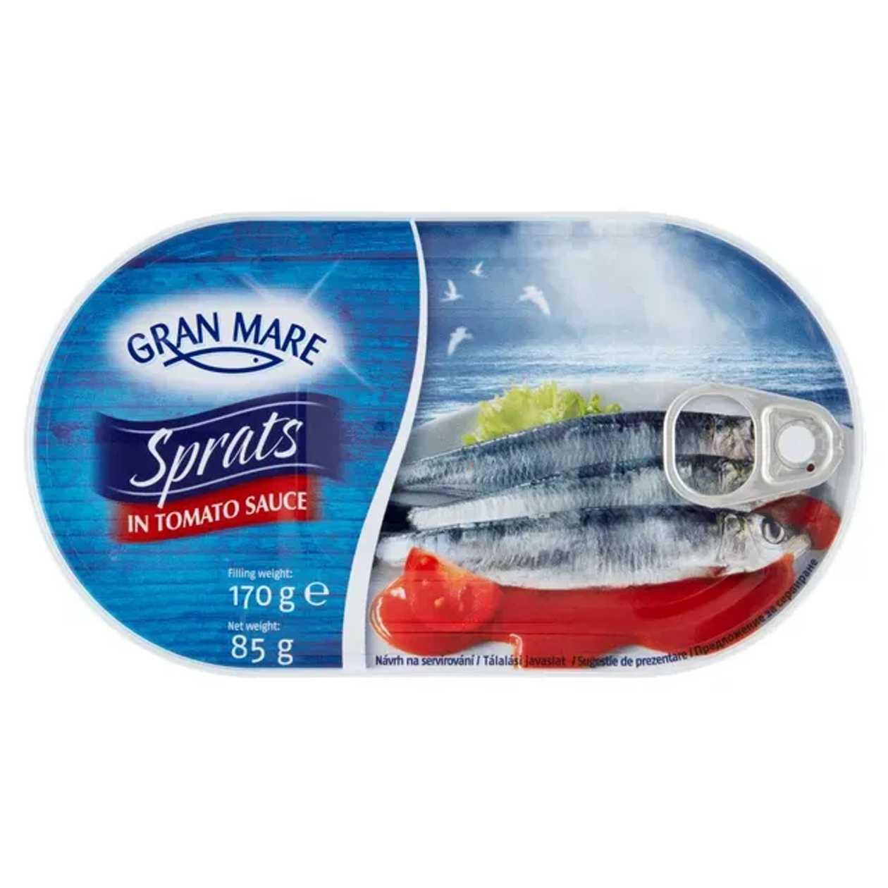 Gran Mare Sprot in sos tomat 170 g