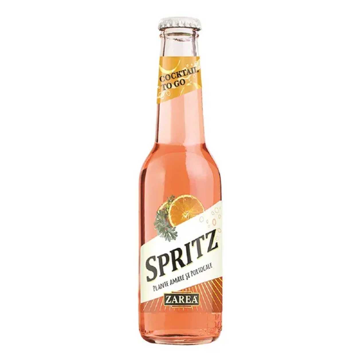 Zarea Spritz coktail efervescent cu suc de portocale si extract de pelin8% alc. 275 ml