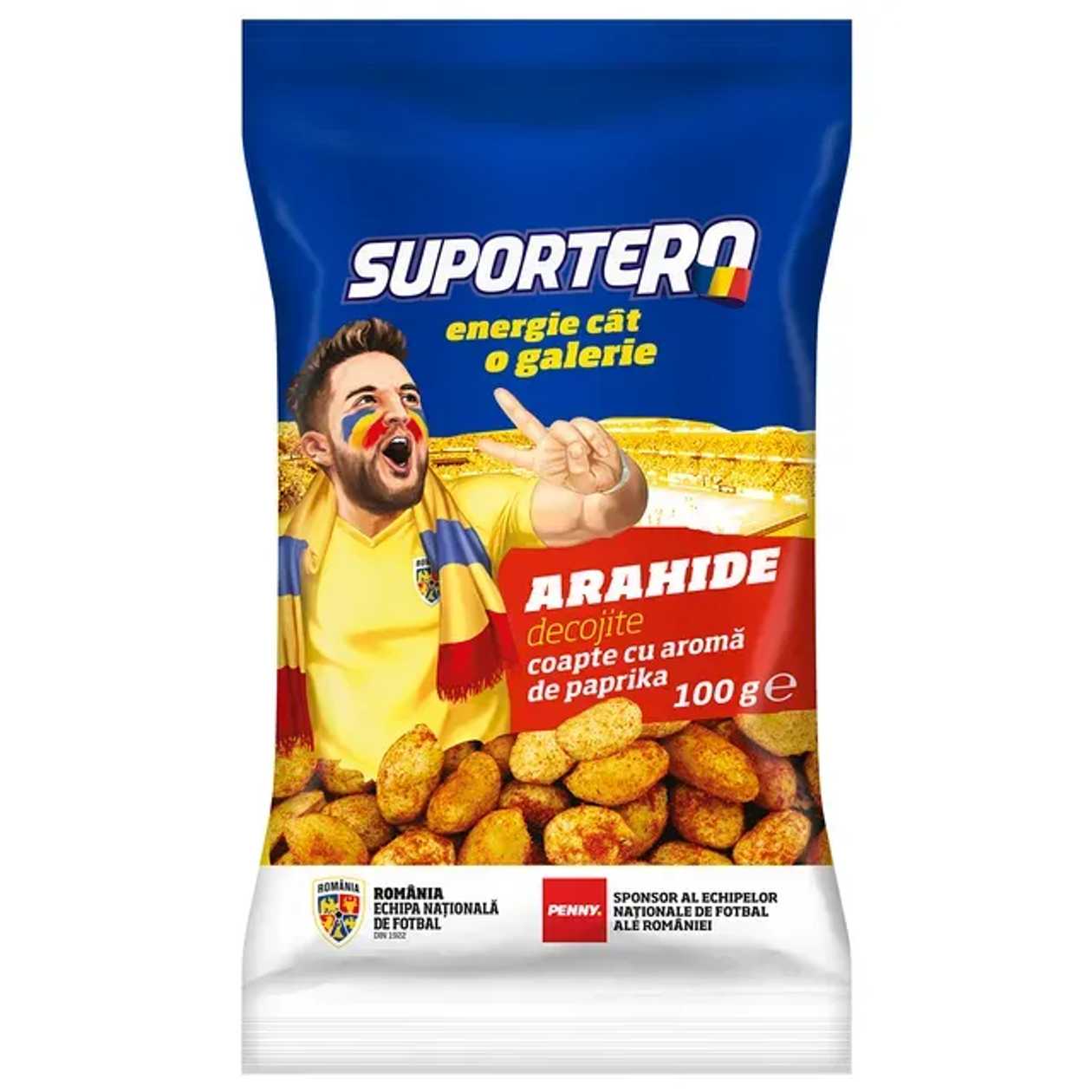 SuporteRO Arahide coapte cu aroma de paprika 100 g