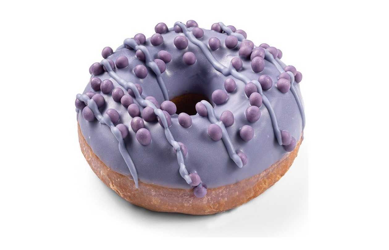 VERY PERI donut with cream filling